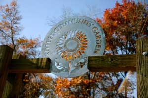 Zoom on elegant signage part of the Wayfinding System of Newbridge on the Charles, Hebrew Senior Life | CRA Consulting