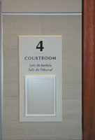 Signage part of Fall River Justice Center's wayfinding system 2 | CRA
